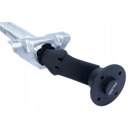 Unbraked axle al ko optima for light trailer 750kg 1240mm 1630mm 4x100
