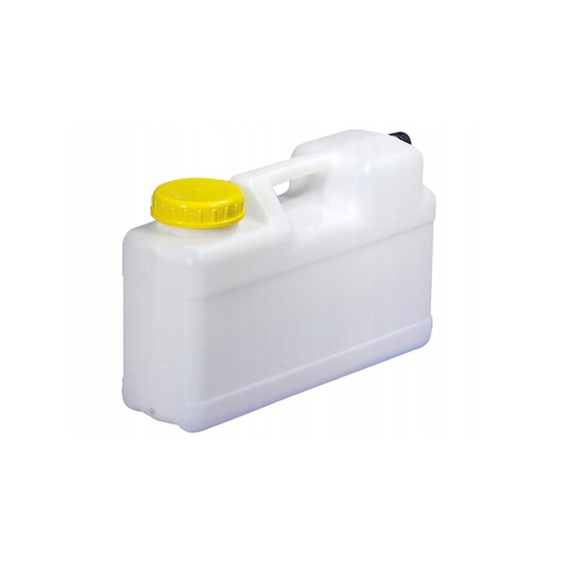 Tank canister water container 12 l with cap