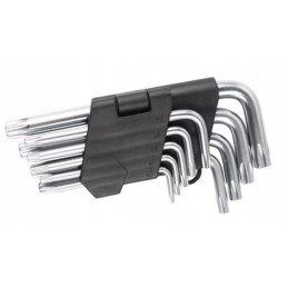 Set of long Torx Allen keys, 9 pcs