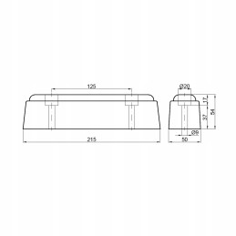 Rubber bumper for Mercedes Sprinter container
