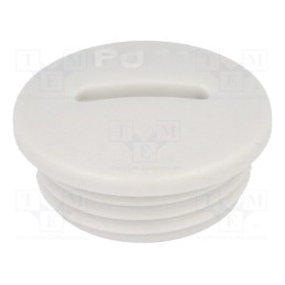 5 pcs x HUMMEL - 1.251.1100.11 - Stopper, PG11, IP54, polyamide, grey, V-N-FS, Thread: PG, 6mm