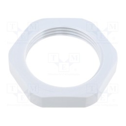 5 pcs x FIBOX - GPA PG21B - Nut, PG21, polyamide, 36mm, Thread: PG