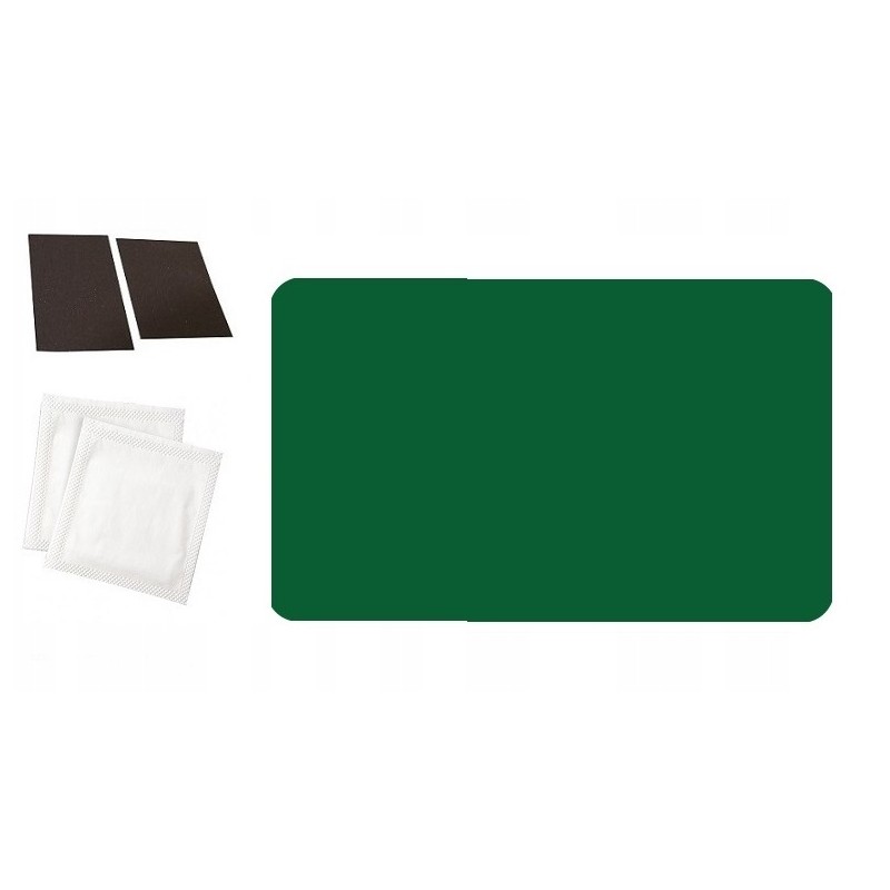 Lata for infusion of tarpaulins, cold tarpaulin gluing kit, green