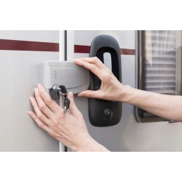 Fiamma safe door frame 3 protection for a camper trailer