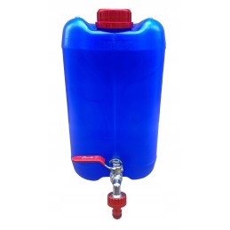Plastic canister with tap, 10-liter tank