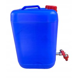 Plastic canister with tap, 10-liter tank