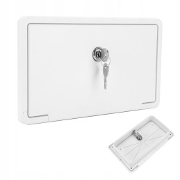 Campervan caravan door with lock