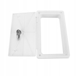 Campervan caravan door with lock