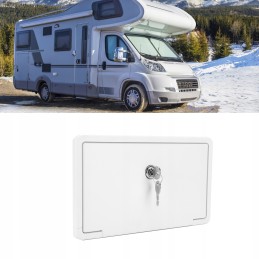 Campervan caravan door with lock