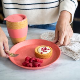 Koziol connect plate set, 4 pcs, 205 mm, natural green