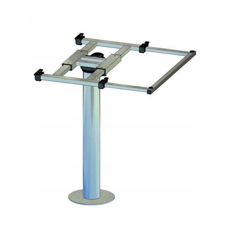 Table leg with swivel frame 360 degrees in wa