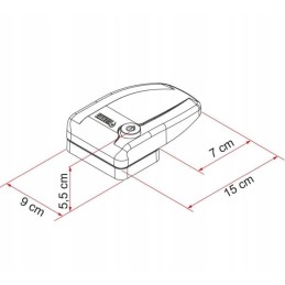 Safe door frame 3 white fiamma door protection