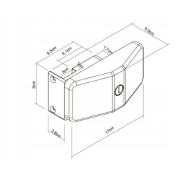 Thule door lock frame door protection, 3 pcs