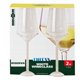 Brunner unbreakable wine glasses riserva 420ml