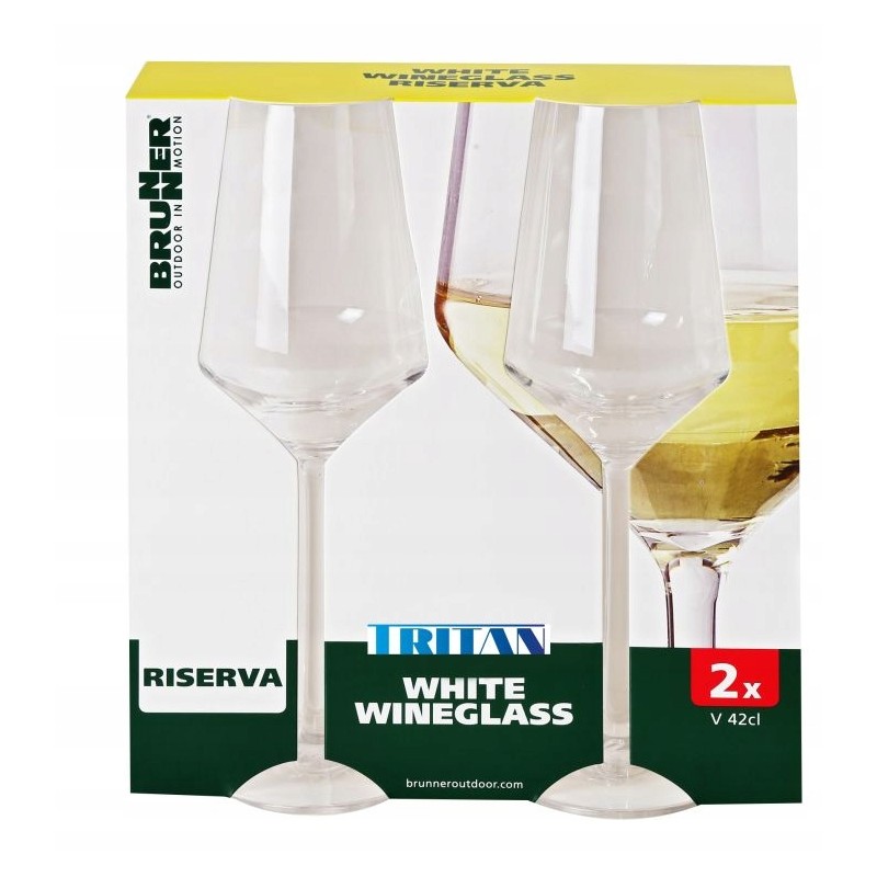 Brunner unbreakable wine glasses riserva 420ml