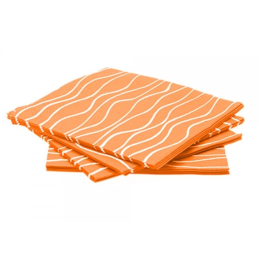 Orange paper napkins, 20 pcs. Gimex melamine