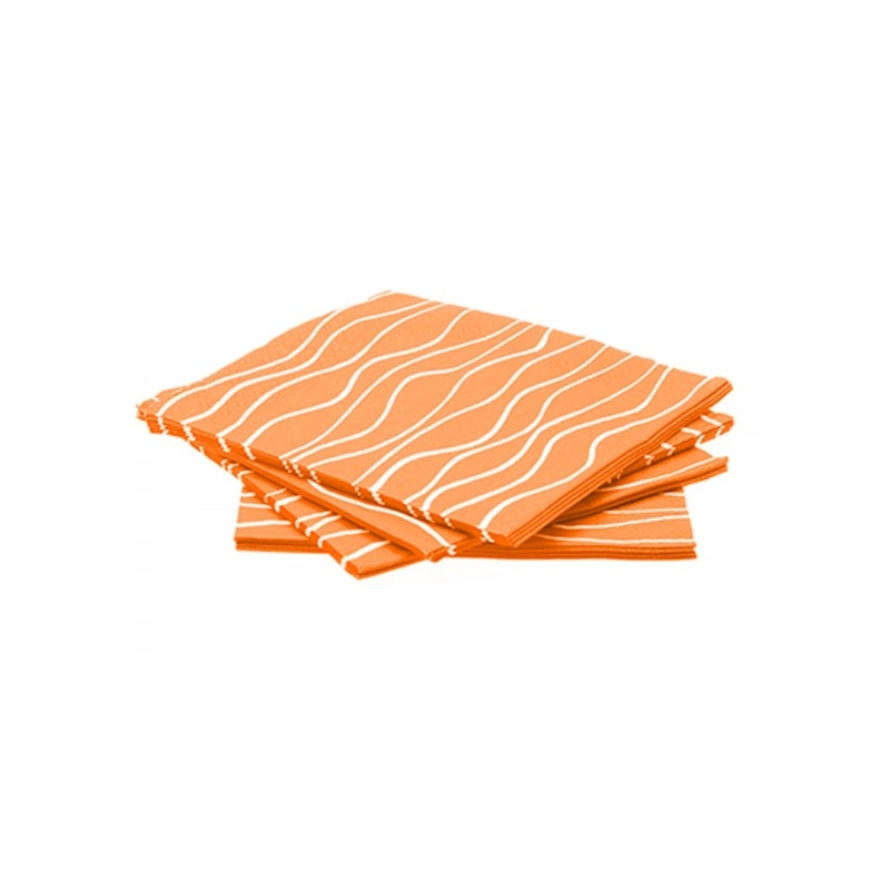 Orange paper napkins, 20 pcs. Gimex melamine