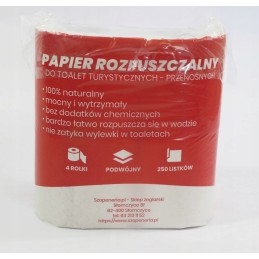 Dissolvable toilet paper, camper, bio toilets