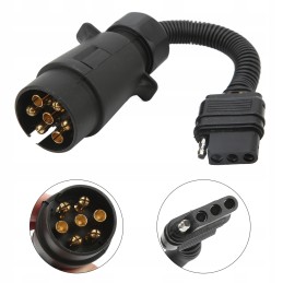 7 pin EU trailer cable adapter plug