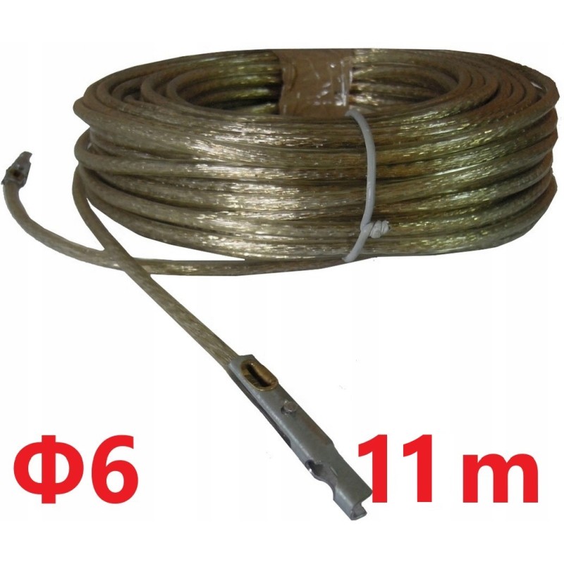 6mm customs rope attached to the tarpaulin of an 11m bus truck