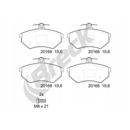 The front brake pad set fits Audi 80 B4 Cabriolet B3 Coupe