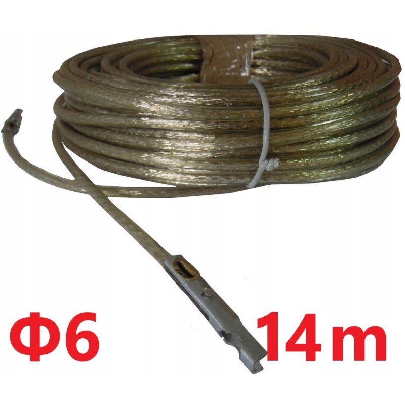 6mm customs rope attached to a 14m bus truck tarpaulin