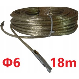 6mm customs rope attached to the tarpaulin of an 18m bus truck