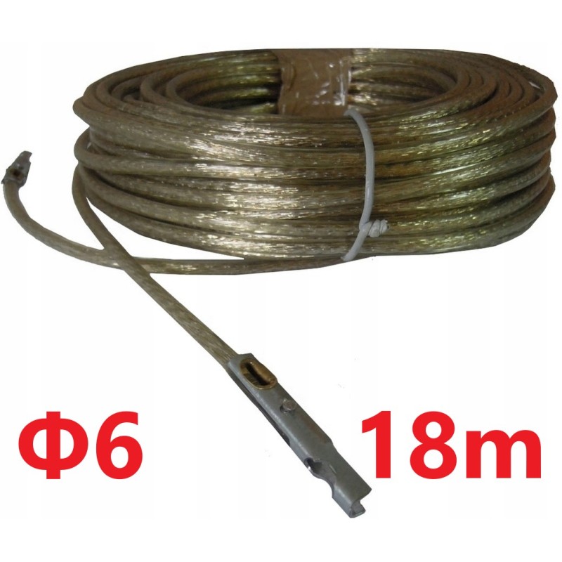 6mm customs rope attached to the tarpaulin of an 18m bus truck