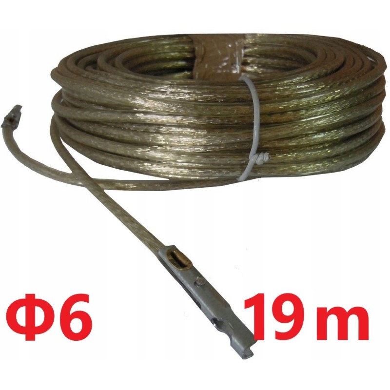 6mm customs rope attached to the tarpaulin of a 19m bus truck