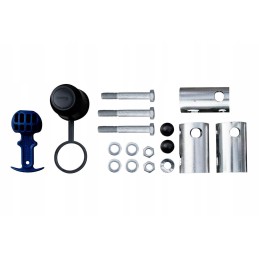 Ball hitch with travel stabilizer Knott KS30 3000kg tube 35 40 45 50mm