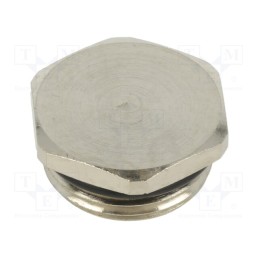5 pcs x BM GROUP - BM2620 - Stopper, M20, brass, Plating: nickel, with seal