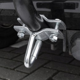 Hook clamp, brake cable protection, overrun