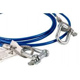 Steel tow cable 3 5 meters 3 tons shackle