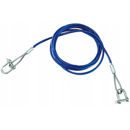 Steel tow cable 3 5 meters 3 tons shackle