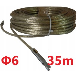 6mm customs rope attached to a 35m bus truck tarpaulin