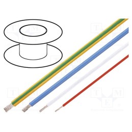 5 m x HELUKABEL - 51339 - Wire, HELUTHERM® 145, 1x2.5mm2, stranded, Cu, PO, brown, -55÷145°C