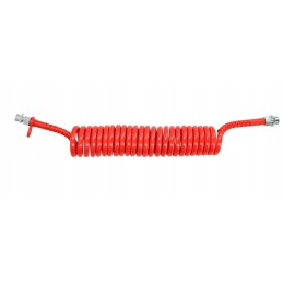 Spiral hose, red pneumatic hose M22