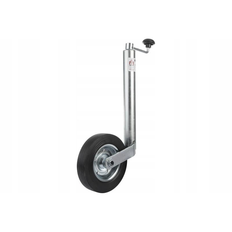 Support wheel for trailer, unitrailer maneuvering wheel 150 kg