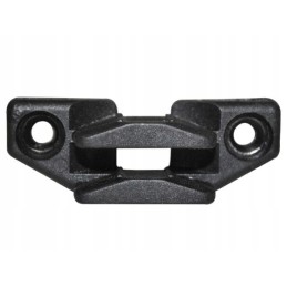 Trailer window handle lock, 1 piece polyplastic