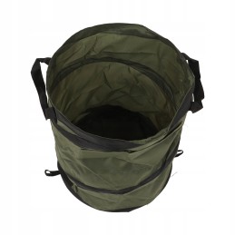 Folding waste bin 31 5 x 38 3 cm green