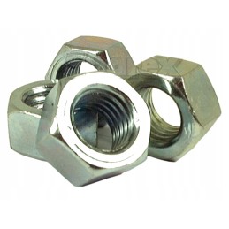 Nut 5 8 unc 8 8 zinc plated sparex