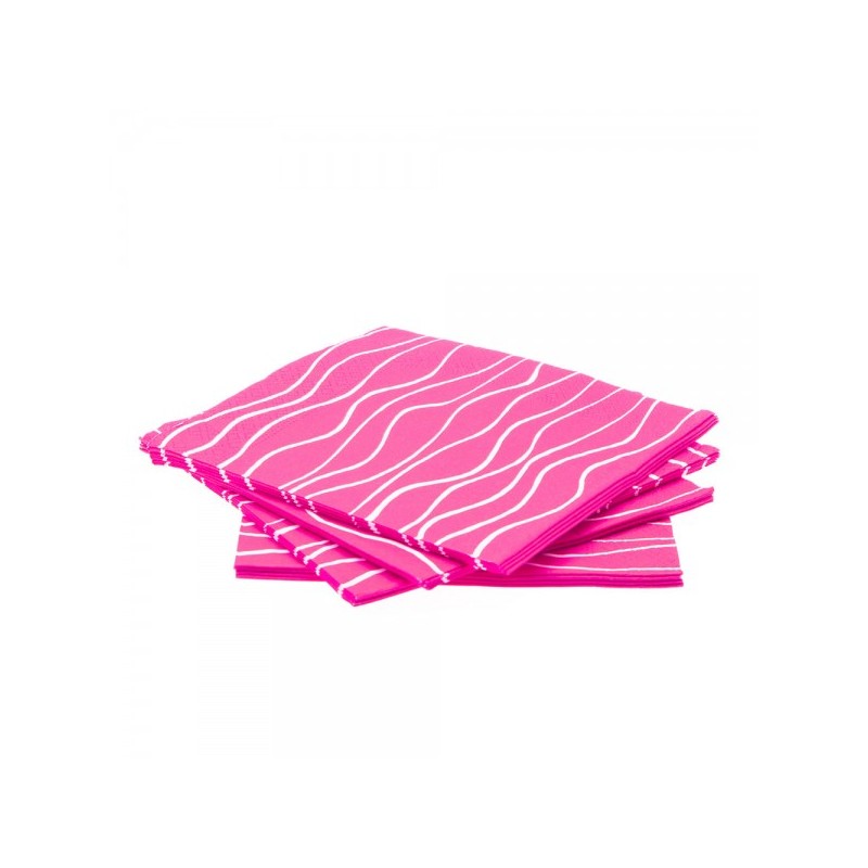 Pink paper napkins, 20 pcs. Gimex melamine