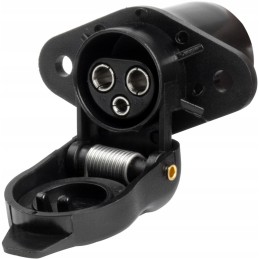 Electrical plug socket 12v 24v, set of 3 pins