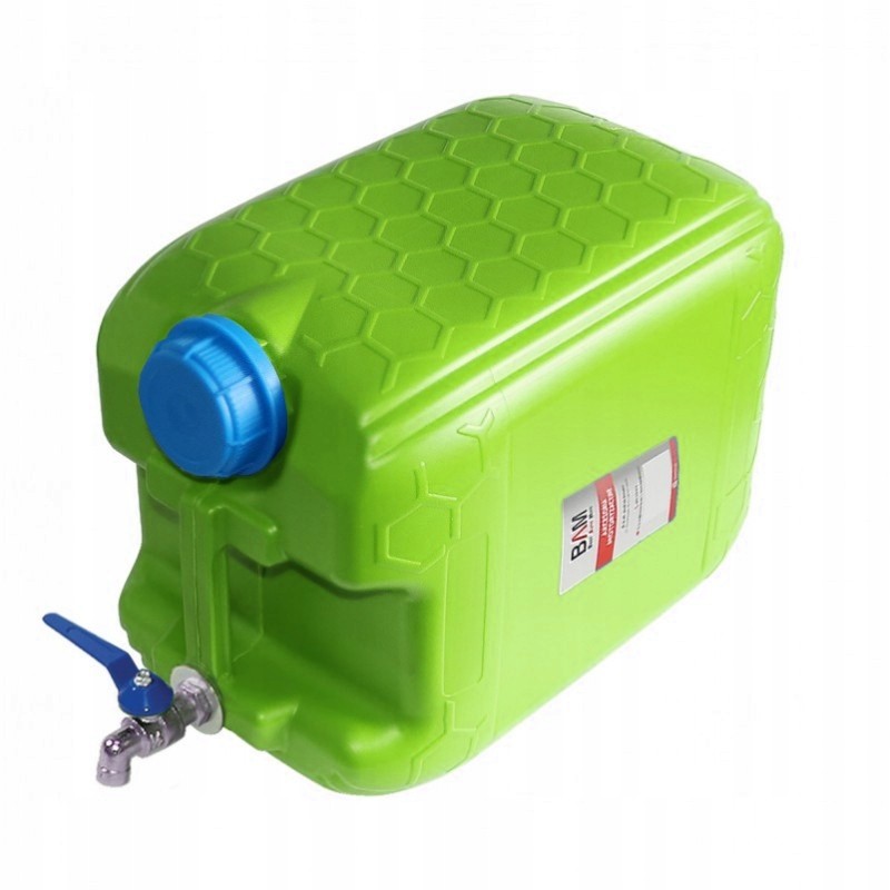 Water bank canister with tap, 10 liters