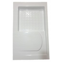 Shower tray for a camper, toilet, 1155x695
