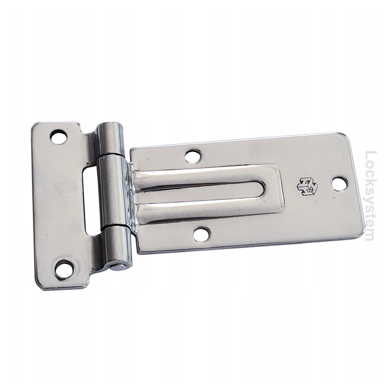 Side door hinge 174x62, stainless steel