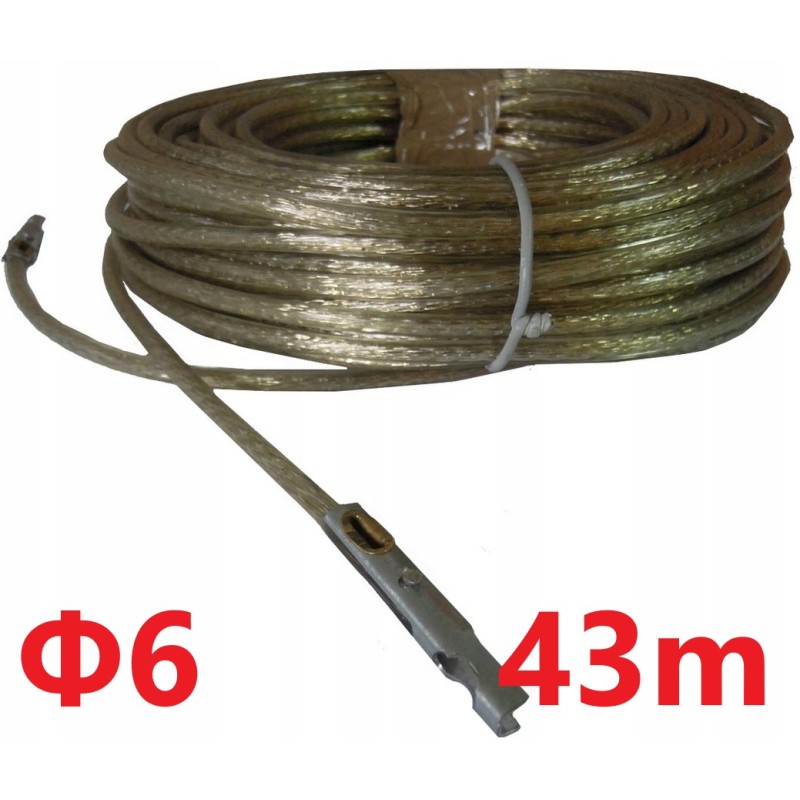 6mm customs rope attached to the tarpaulin of a 43m bus truck