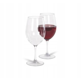 Kampa Noble red camping wine glasses, 2x