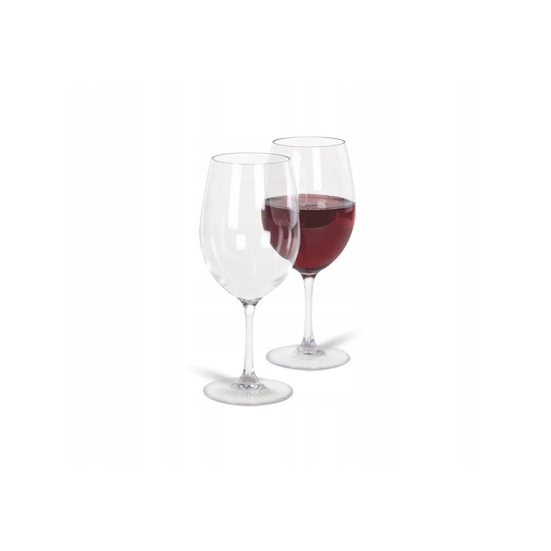 Kampa Noble red camping wine glasses, 2x