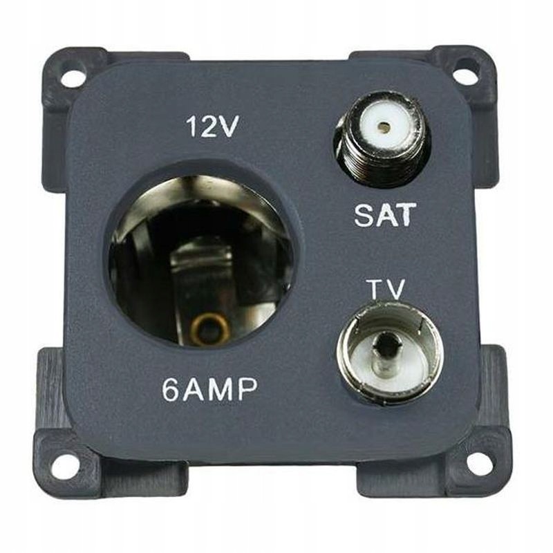 Socket 12v c line ant sat anthracite haba
